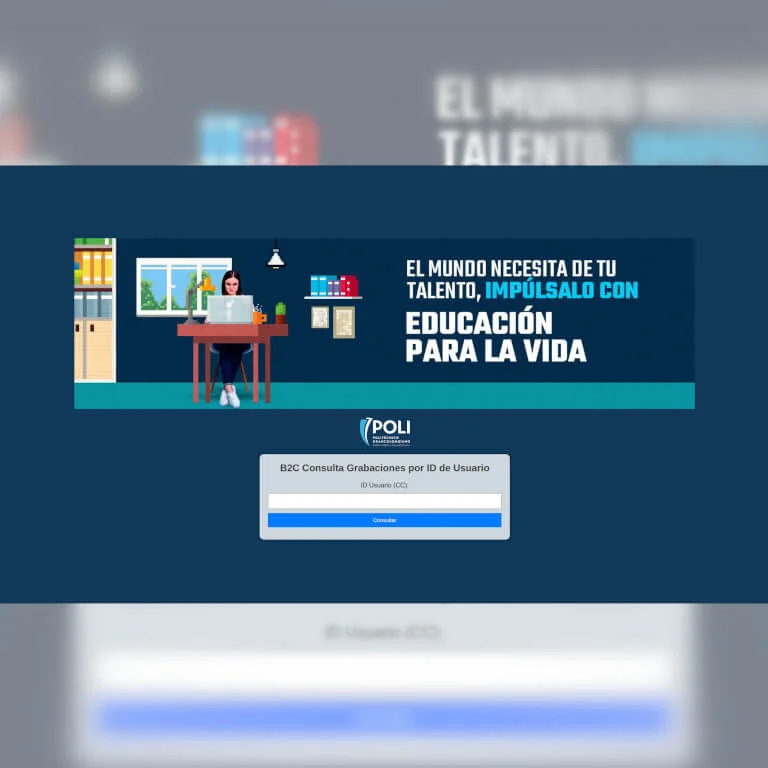 Proyecto Aplicativo Consulta de grabaciones POLI
